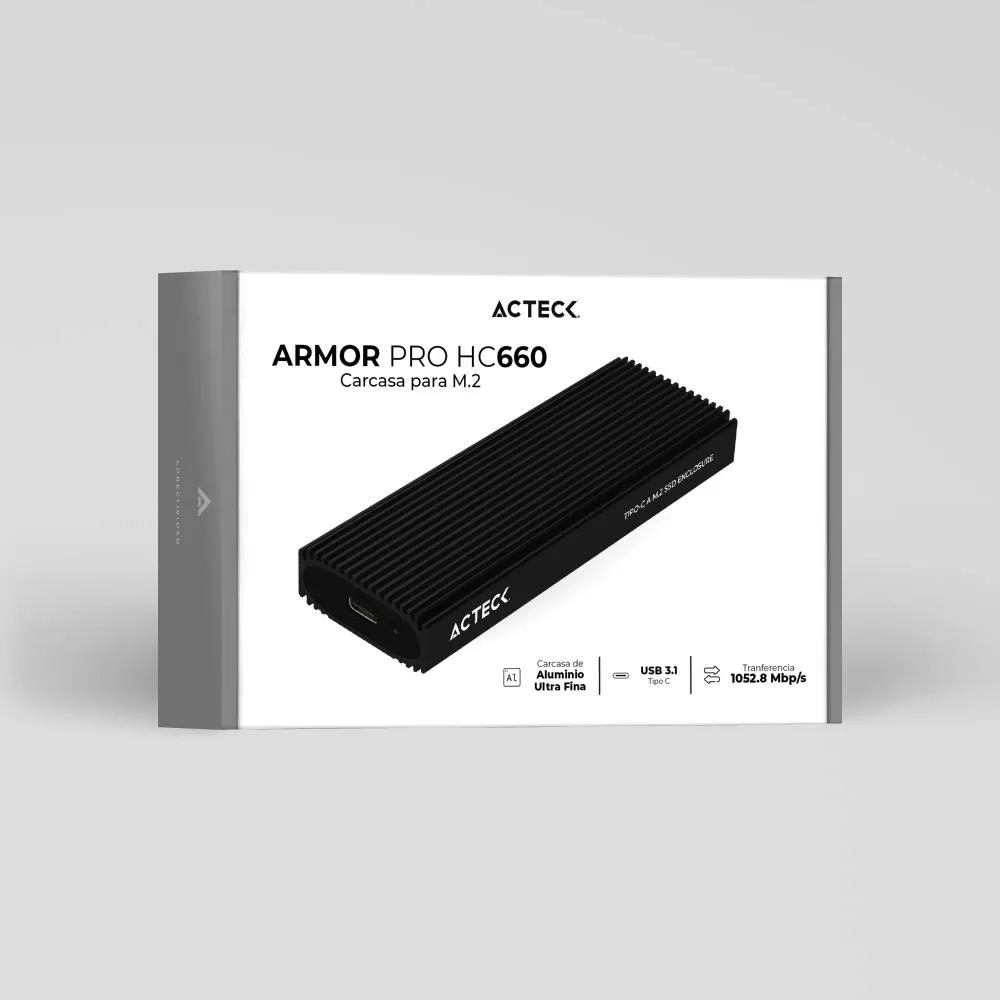 Enclosure SSD M.2 Acteck Armor Pro HC660 Elite Series - Imagen 4