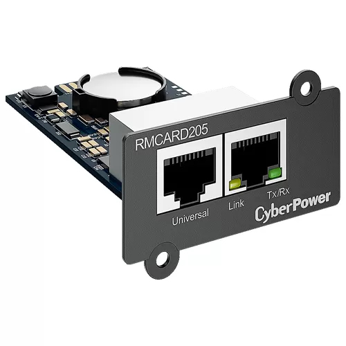 Tarjeta de monitoreo CyberPower, Negro, RJ45
