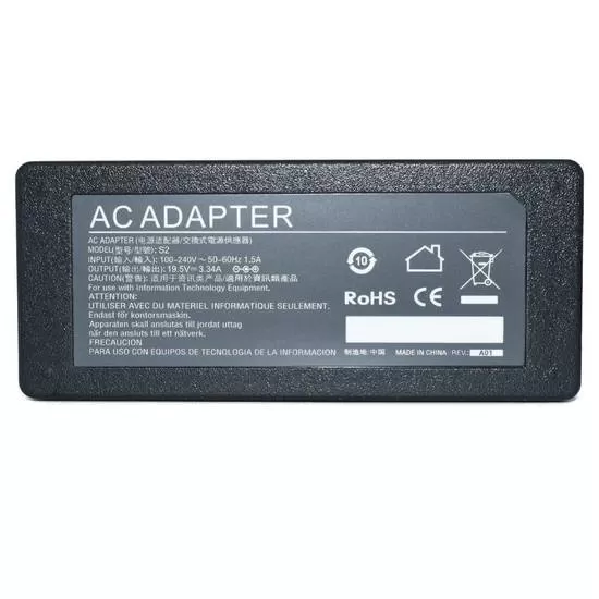 Cargador / Adaptador para Laptop AC-Dell GENERICO de 65W 19.5V 3.34A (7.4*5.0) - Imagen 2