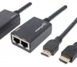 207386 Extensor de HDMI por Cat5e/Cat6; Extiende tu señal de 1080p hasta a 30m