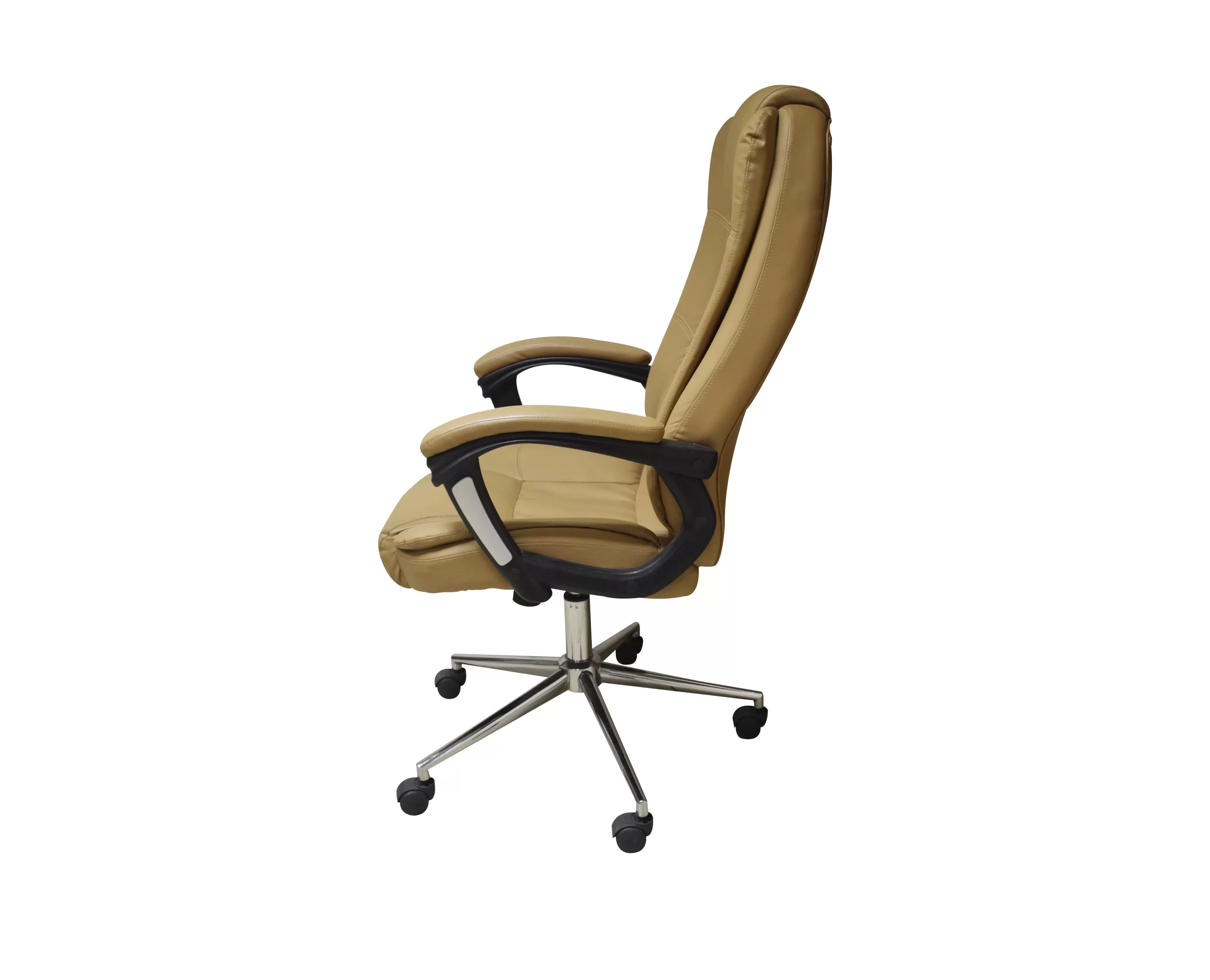 Silla Ejecutiva Naceb Technology Cafe NA-0930C, Ejecutiva, Asiento acolchado, Café, Vinipiel - Imagen 3