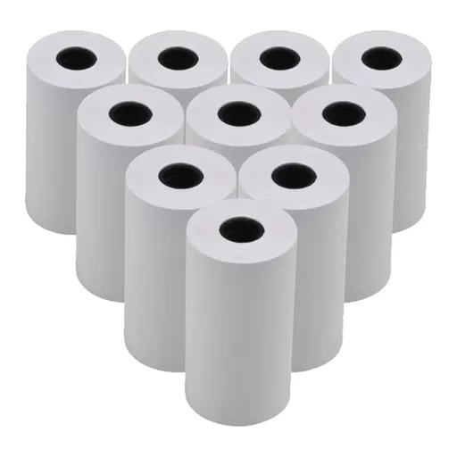 Rollo de Papel Nextep Térmico NE-528 57x40 mm c/10 piezas gramage 55 y largo 14m+5% impresión color negro - Imagen 3