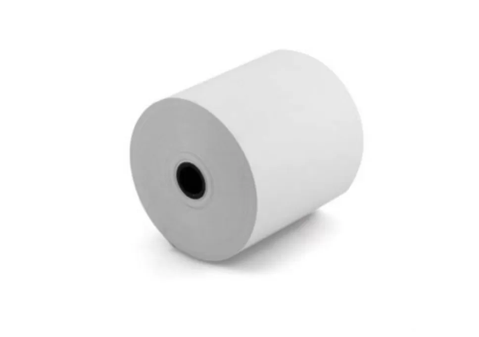Rollo de Papel Nextep Térmico NE-529 80x70 mm c/5 piezas gramaje 55 y largo 55m +5% impresión color negro - Imagen 2