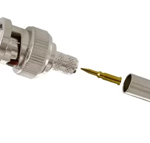 Conector BNC macho para cable coaxial RG59
