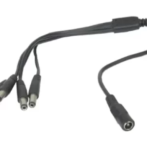 Divisor para fuente de poder, pulpo de una entrada y 4 salidas (soporta hasta 4 cámaras por fuente)