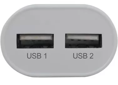 Cargador BROBOTIX 2 Puertos USB 161264N, Negro, USB - Imagen 2