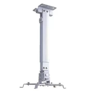 Soporte de Proyector Universal, para Techo ó Pared, Expandible de 70 A 120 cms, en Acero, con Resistencia de 10 kgs, Color Blanco, BROBOTIX 577012