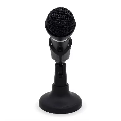 Micrófono, Alámbrico, 1.30 mts, 11 cms, negro, 136483, BROBOTIX - Imagen 2