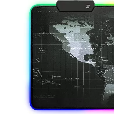 MousePad Gamer, Planisferio, Iluminado (651329) - Imagen 2