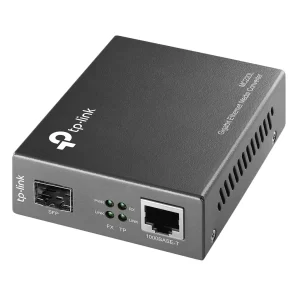 CONVERTIDOR MULTIMEDIA SFP GIGABIT TP-LINK MC220L CON PUERTO FX COMPATIBLE CON HOT-SWAPPABLE