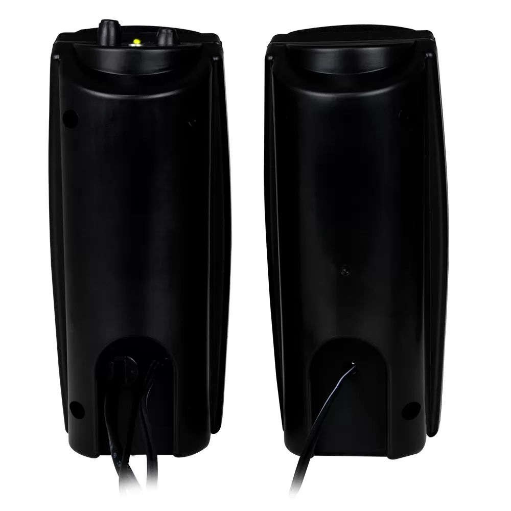 Bocinas Estéreo 2.0 ACTECK Auxiliar 3.5 MM 1.2 M Negro AX-2500 - Imagen 4