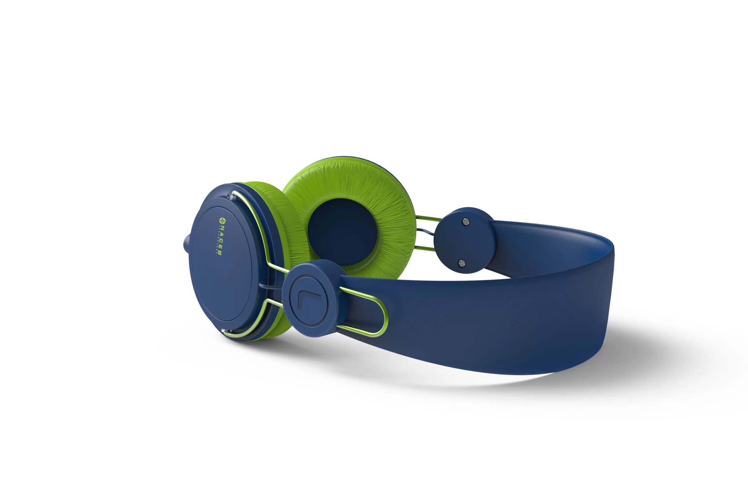 Diadema Naceb Technology NA-0313A, Diadema, Azul con verde, 1.2 m - Imagen 2