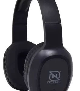 AUDIFONOS OVER-EAR BLUETOOTH NBH-04 PRO ALTA POTENCIA RADIO FM MICRO SD 3.5MML MANOS LIBRES NEGRO/NEGRO
