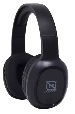 AUDIFONOS OVER-EAR BLUETOOTH NBH-04 PRO ALTA POTENCIA RADIO FM MICRO SD 3.5MML MANOS LIBRES NEGRO/NEGRO