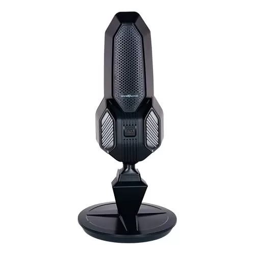 MICRÓFONO GAME FACTOR MCG800 USB C, RGB, BASE GIRATORIA, CANCELACION DE RUIDO, ANTI POP, CARDIOIDE, BRAZO AJUSTABLE, CONTROL DE VOLUMEN, NEGRO - Imagen 2