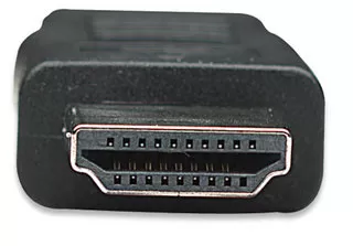 304955 Cable Mini HDMI macho a HDMI macho, Blindado, Negro,1.8 mts, Soporta una resolución de 4K, video en 3D y color intenso. - Imagen 2