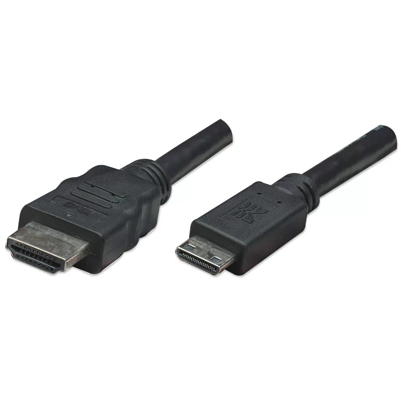 304955 Cable Mini HDMI macho a HDMI macho, Blindado, Negro,1.8 mts, Soporta una resolución de 4K, video en 3D y color intenso.