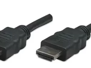 308441 Cable HDMI Macho a Macho, Blindado, 1080p Ancho de banda: 10.2 Gbps Negro, 7.5m