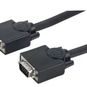 313629 Cable para monitor SVGA HD 15 macho a HD 15 macho, Negro, 15m.
