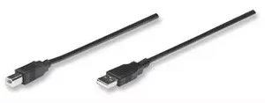 333382 Cable para Impresora USB 2.0 de USB A macho/ USB-B macho, 3 m Color Negro.