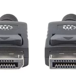 307116 Cable DisplayPort Macho a DisplayPort Macho, Blindado, Negro, 2 m; resolución de hasta 4K@60Hz