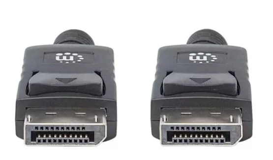 307116 Cable DisplayPort Macho a DisplayPort Macho, Blindado, Negro, 2 m; resolución de hasta 4K@60Hz