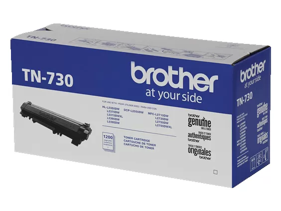 Tóner Brother TN730, negro, rendimiento aproximado 1,200 páginas, para equipos DCPL2551DW. - Imagen 6
