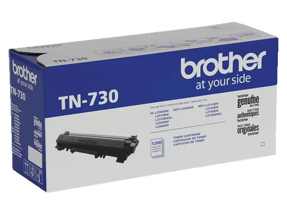 Tóner Brother TN730, negro, rendimiento aproximado 1,200 páginas, para equipos DCPL2551DW. - Imagen 7