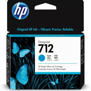 Tinta HP 712, 3ED67A, Cian 29ml