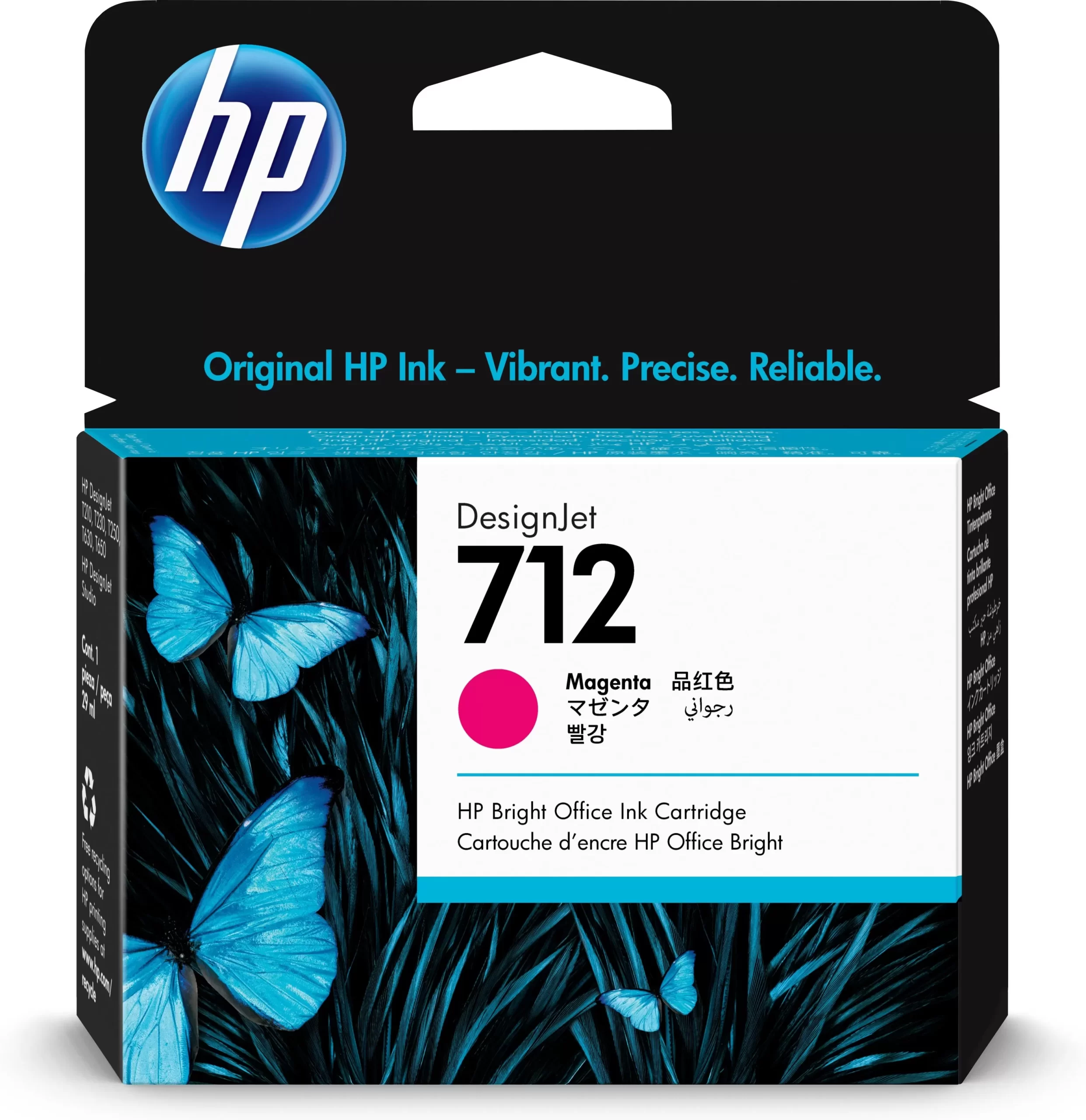 Tinta HP 712, 3ED68A, Magenta 29ml