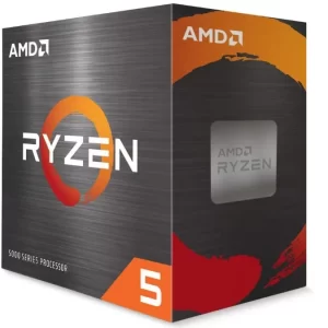 AMD RYZEN 5 5500, 6 núcleos, Socket AM4, Incluye Ventilador, Se requiere una tarjeta gráfica independiente.