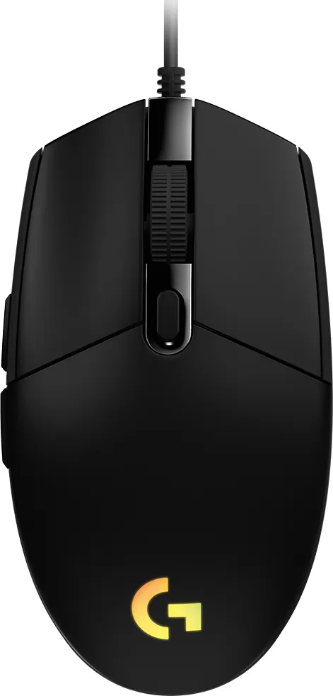 Mouse LOGITECH G203, USB, Juego, 200-8.000 dpi, Negro
