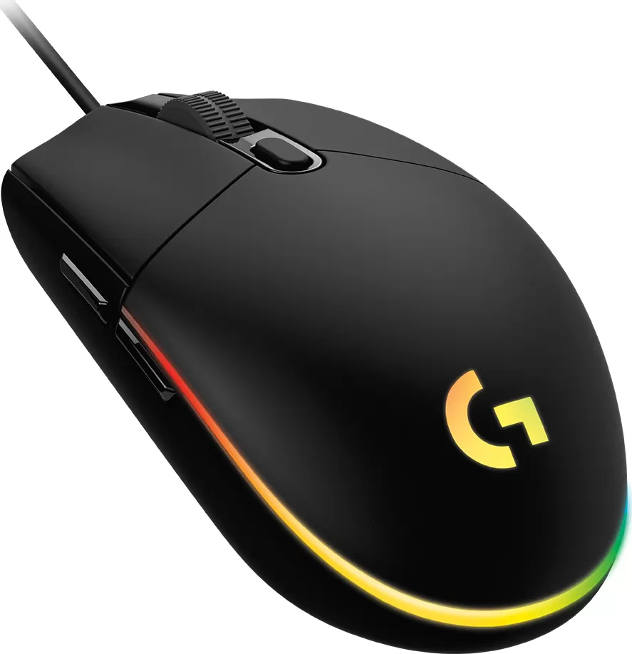 Mouse LOGITECH G203, USB, Juego, 200-8.000 dpi, Negro - Imagen 2