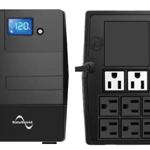 No Break DATASHIELD KS-1000 LCD, 1000 VA, 600 W, 6 h, Negro, Hogar y Oficina