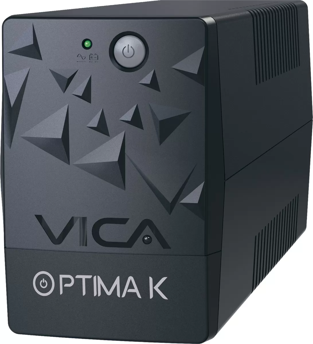 No break interactivo OPTIMA K 1000VA/500W, entrada 81/145Vca 60/50Hz, salida 120Vca 60Hz, 6 NEMA 5-15R protegidos, RJ11/RJ45, Indicadores LED