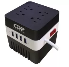 Regulador de Voltaje CDP RU-AVR604,, 4, Negro, 600 VA - Imagen 4