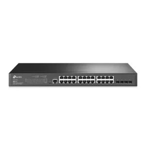 Switch TP-LINK SG3428 (TL-SG3428), Gigabit administrable JetStream L2 RJ45, 24 puertos, 10/100/1000, (4) Gigabit SFP, (1)Puerto de consola Micro USB