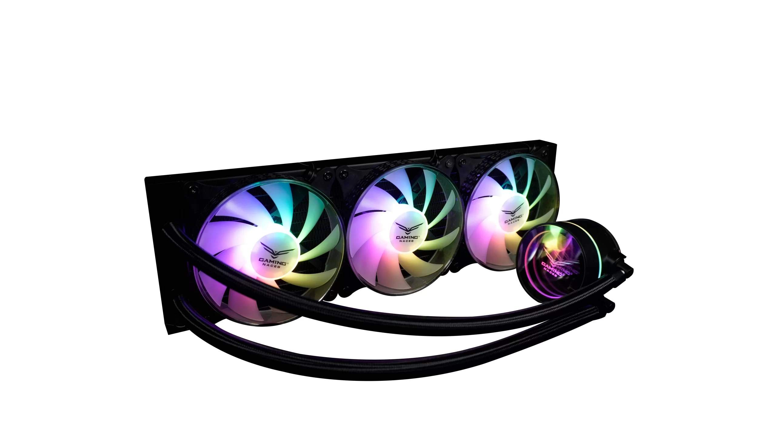 Enfriamiento liquido Naceb Technology NA-0631, Negro, Sistema de refrigeración líquida todo en uno, 33 dBa, 1800 RPM - Imagen 3