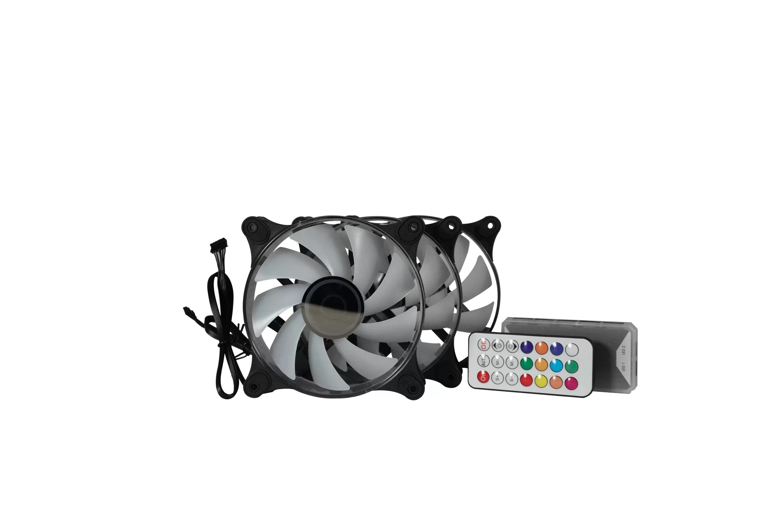 KIT DE VENTILADORES NA-0962 ARGB 6PINES VENTILADOR DE 120 MM - Imagen 2