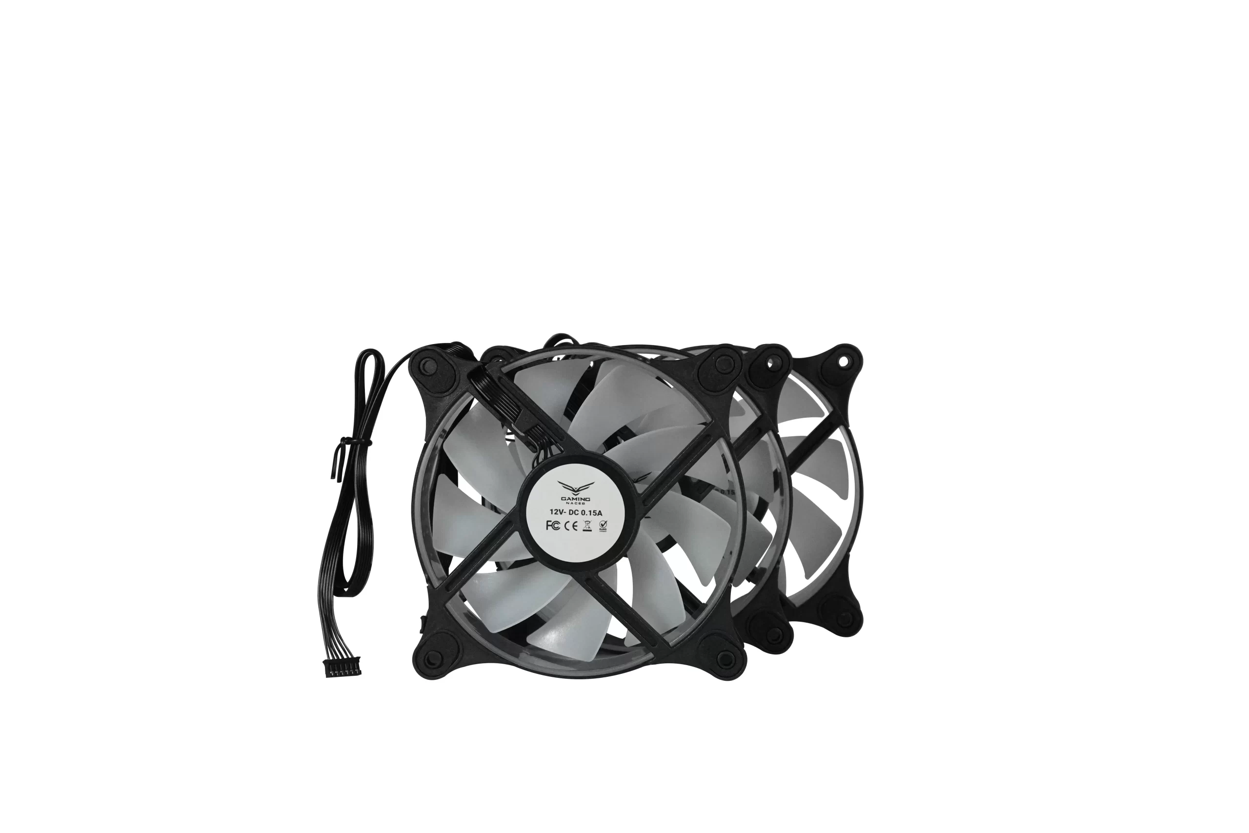 KIT DE VENTILADORES NA-0962 ARGB 6PINES VENTILADOR DE 120 MM - Imagen 3