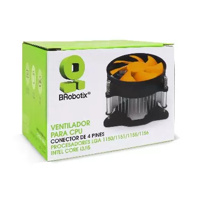 Ventilador BROBOTIX 963005, Ventilador, Naranja - Imagen 4