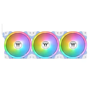 Ventilador SWAFAN EX12 ARGB Sync Hydrangea Blue Thermaltake (paquete de 3 ventiladores), aspas intercambiables
