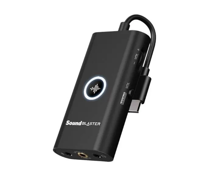 Tarjeta de sonido USB - C portátil Creative Sound Blaster G3- SB1830 G3