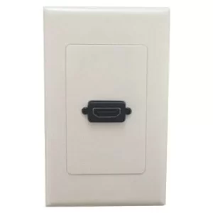 TAPA - FACEPLATE DE 1 PANEL CON JACK HDMI HEMBRA 90 GRADOS, UNIVERSAL, STANDARD