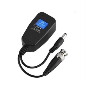 Par de Tranceptores Pasivos, CCTV VIDEO BALUN RJ45 Macho-BNC hembra+voltaje, soporta CVI/HD/AHD/TVI/CVBS, 1080P a 8MP,UTP CAT5/6, BROBOTIX 6007464