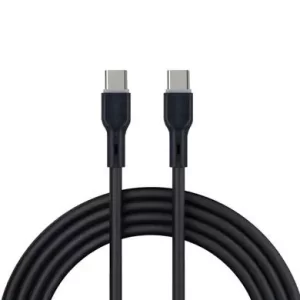 Cables USB BROBOTIX 6006825, USB C, USB C, Macho/Macho, 1 m, Negro
