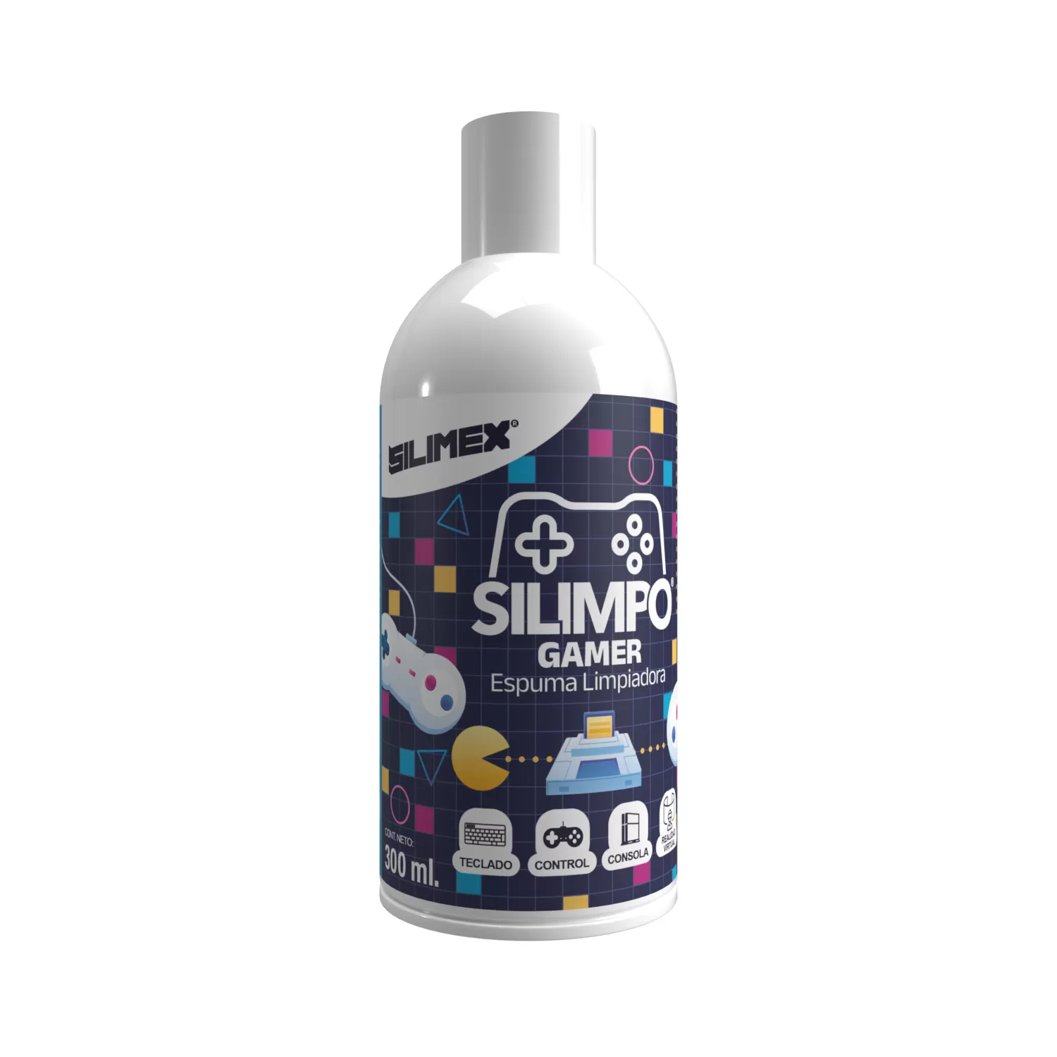 SILIMPO GAMER 300 ML La Espuma Limpiadora que Todo Gamer Necesita - Imagen 3