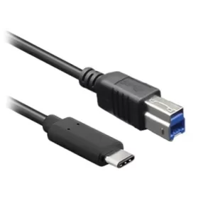 Cable USB V3.0 BROBOTIX 170302, USB C, USB B, 1 m, Negro