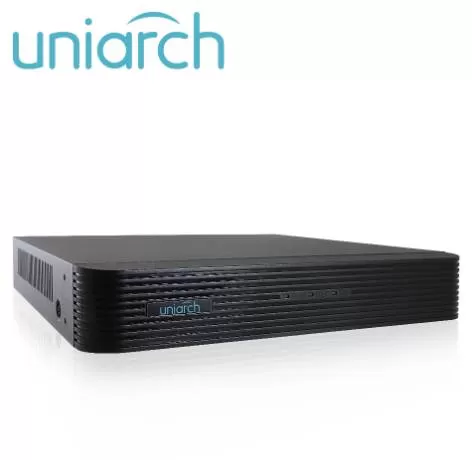 NVR UNIARCH (NVR-104E2-P4) / 4 Canales / 4 Canales POE / Capacidad 1 Disco Duro de 6 TB