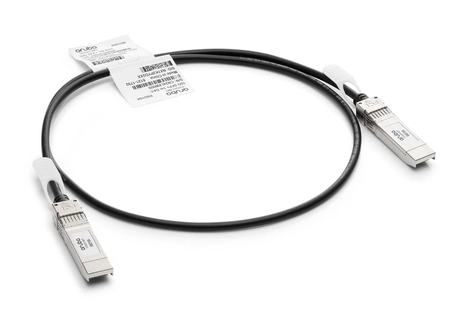 Cable de conexión directa (DAC) HPE Networking Instant On 10 Gbit/s de SFP+ a SFP+, 1 m (R9D19A)